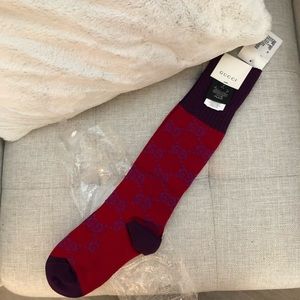 Brand new Gucci logo socks